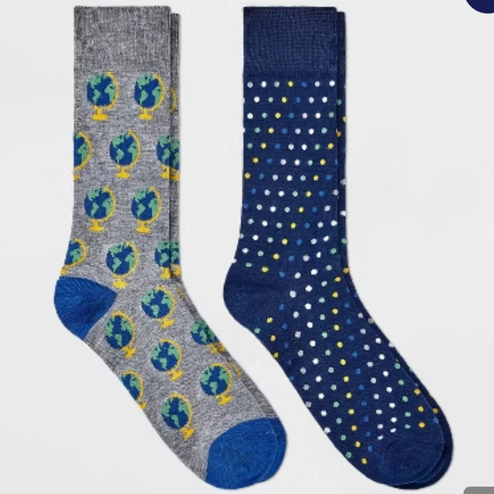 Bundle of 5 pairs of Goodfellow & Co Novelty Crew Socks